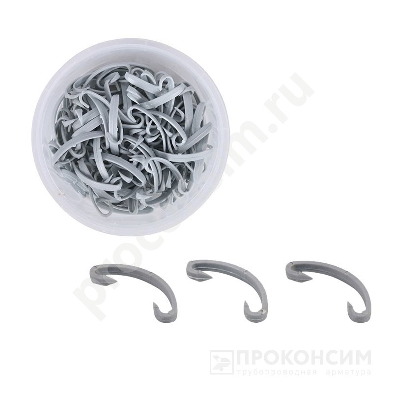 Цена 447 рублей с НДС.  Ожидается пополнение. Пластиковый зажим K-FLEX PE (100 шт.) K-FLEX 850VR020682 со склада Проконсим в Москве