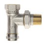 Клапан радиаторный настроечный DN 15-20 PN 10 угловой никелированный под шестигранник РИДАН купить в Москве | "Проконсим"