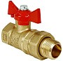 Краны латунные шаровые 11Б27фт1М DN 15-32 PN 40 бабочка-американка Valfex.230 Standart ГОСТ Р 59553 купить в Москве | "Проконсим"