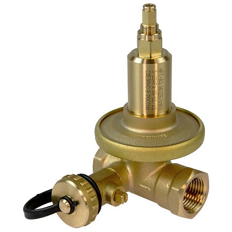 Регуляторы перепада давления латунные DN 15-40 PN 16 с измерительными ниппелями и импульсной трубкой dP=5-25кПа РИДАН APT-R3 купить в Москве | "Проконсим"