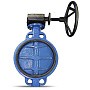 Затвор дисковый поворотный DN 600 PN 16 межфланцевый с диском из нержавеющей стали уплотнение-EPDM с редуктором FAF 3560600D