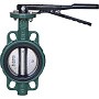 Затвор дисковый поворотный DN 150 PN 16 межфланцевый с диском из чугуна уплотнение-EPDM ручной GALA Тип.2302H-L