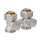 Узел нижнего подключения MVI TR.410.0505 DN 20 PN 10 прямой двухтрубный вентильного типа 20-3/4'' под евроконус, муфта купить в Москве | "Проконсим"