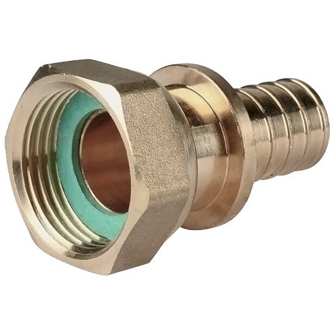Муфта соединительная для PEX труб 20-1/2'' PN 10 с накидной гайкой под надвижную гильзу Hipex типS HFWS00040 купить в Москве | "Проконсим"