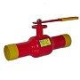 Кран стальной шаровой цельносварной 11с31п1 DN 150 PN 25 390мм стандартнопроходной приварной с ручкой BREEZE