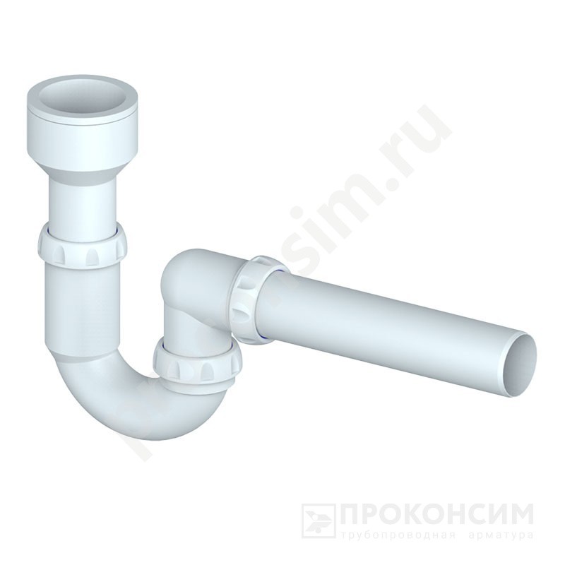 Цена по запросу.  Под заказ. Сифон для писсуара Unicorn К315, 40х40 прямой отвод (930152142) со склада Проконсим в Москве