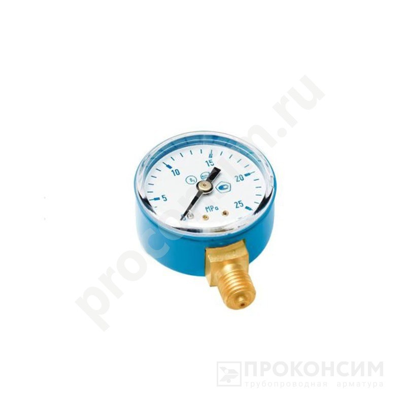 Цена по запросу.  Под заказ. Манометр Росма ТМ-210Р.00 под кислород, 50мм, 0-16МПа, резьба M12x1,5, радиальный класс точности 2.5 (930093001) со склада Проконсим в Москве