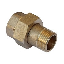 Американки латунные DN 15-50 PN 40 муфта-штуцер прямые купить в Москве | "Проконсим"