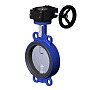 Затвор дисковый поворотный DN 200 PN 16 межфланцевый с диском из нержавеющей стали уплотнение-EPDM редуктор Tecofi VPI4449