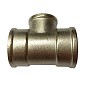 Тройник латунный никелированный DN 25-15-25 PN 40 муфта-муфта-муфта переходный купить в Москве | «Проконсим»