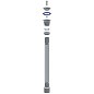 Сифон гофрированный Unicorn D230Р, 40х50 гибкий отвод, 1 1/2'' х40 пластиковая чашка, 1200мм купить в Москве | "Проконсим"