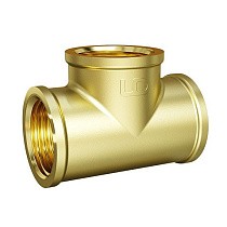 Тройники латунные DN 20-25 PN 40 муфта-муфта-муфта переходные LD Pride купить в Москве | "Проконсим"