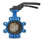 Затвор дисковый поворотный DN 125 PN 16 межфланцевый с резьбовыми проушинами диском из нержавеющей стали уплотнение-Viton ручной FAF 3662125 купить в Москве | "Проконсим"
