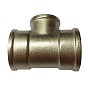 Тройники латунные никелированные DN 20-25 PN 40 муфта-муфта-муфта переходные купить в Москве | "Проконсим"