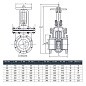 Цена 89 280 рублей с НДС.  . Чугунная фланцевая задвижка  Ду300 Ру10   (101100033) со склада Проконсим в Москве