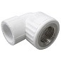 Угольник комбинированный ПП 20-1/2'' PN 25 с внутренней резьбой белый VALFEX  купить в Москве | "Проконсим"