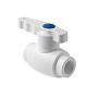 Кран шаровой ПП 20 PN 25 полный проход белый Pro Aqua PA40008 купить в Москве | "Проконсим"