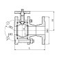 Кран стальной шаровой BREEZE 11с942п, DN 80 PN 16, 125мм, полнопроходной, фланецевый под привод купить в Москве | "Проконсим"