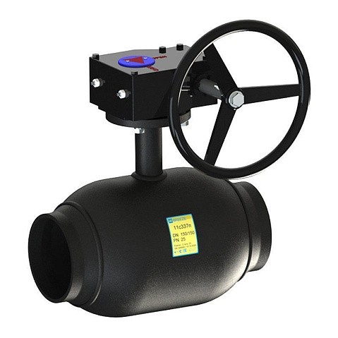 Краны стальные шаровые 11с337п DN 100-300 PN 16-25 приварные полнопроходные с редуктором Breeze купить в Москве | "Проконсим"