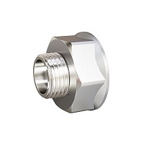 Муфты латунные DN 15-50 PN 40 никелированные муфта-штуцер переходные LD Pride купить в Москве | "Проконсим"