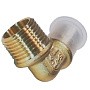 Угольник латунный для PEX труб 16-1/2'' с наружной резьбой под надвижную гильзу Hipex типS HFWS00061 купить в Москве | "Проконсим"