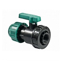 Кран шаровый ПЭ компрессионный комбинированный ВР DN 32-1/2'' PN 10 купить в Москве | "Проконсим"