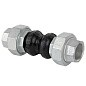 Компенсатор EPDM с оцинкованными чугунными резьбовыми патрубками DN 50 PN 16 Рашворк 505-050-16 купить в Москве | "Проконсим"