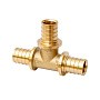 Тройник латунный для PEX-PEX труб 20-20-20 PN 16  под надвижную гильзу  MVI SF.440.05 купить в Москве | "Проконсим"
