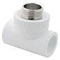 Тройник комбинированный ПП 20-1/2'' PN 25 с наружной резьбой белый РТП 10753 купить в Москве | "Проконсим"