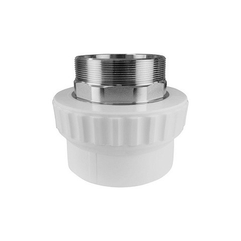 Муфты ПП DN 40-110 PN 25 переходные с наружной резьбой под ключ серые Valfex купить в Москве | "Проконсим" Муфты ПП DN 40-110 PN 25 переходные с наружной резьбой под ключ серые Valfex купить в Москве | "Проконсим"