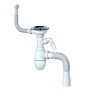 Сифон для мойки Unicorn В436V, 40х50 гибкий отвод, 3 1/2'' х40 с отводом для стиральной машины, круглый перелив купить в Москве | "Проконсим"