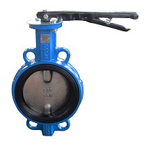 Затворы поворотные дисковые DN 32-300 PN 16 межфланцевые с чугунным диском рычаг Seagull купить в Москве | "Проконсим"