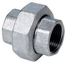 Американки чугунные DN 15-25 PN 16 оцинкованные прямые муфта-муфта купить в Москве | "Проконсим"