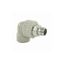 Угольник для радиатора VALFEX 25 PN 25 G-1/2'' американка-НР серый купить в Москве | "Проконсим"