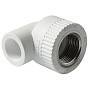 Угольник комбинированный ПП 20-1/2'' PN 25 с внутренней резьбой белый Pro Aqua PA26008P купить в Москве | "Проконсим"