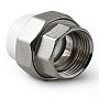 Муфта комбинированная ПП 40-1 1/4'' PN 25 разъёмная с внутренней резьбой белая Pro Aqua PA20020 купить в Москве | "Проконсим"