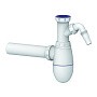 Сифон для мойки Unicorn В510V, 40х40 прямой отвод, 1 1/2'' х40 с отводом для стиральной машины преходник 40х32 купить в Москве | "Проконсим"
