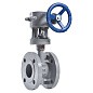 Затвор стальной дисковый DN 200  PN 25 до 425гр. с тройным эксцентриситетом фланцевый с редуктором Арма-Пром ЗПД-САЗ купить в Москве | "Проконсим"