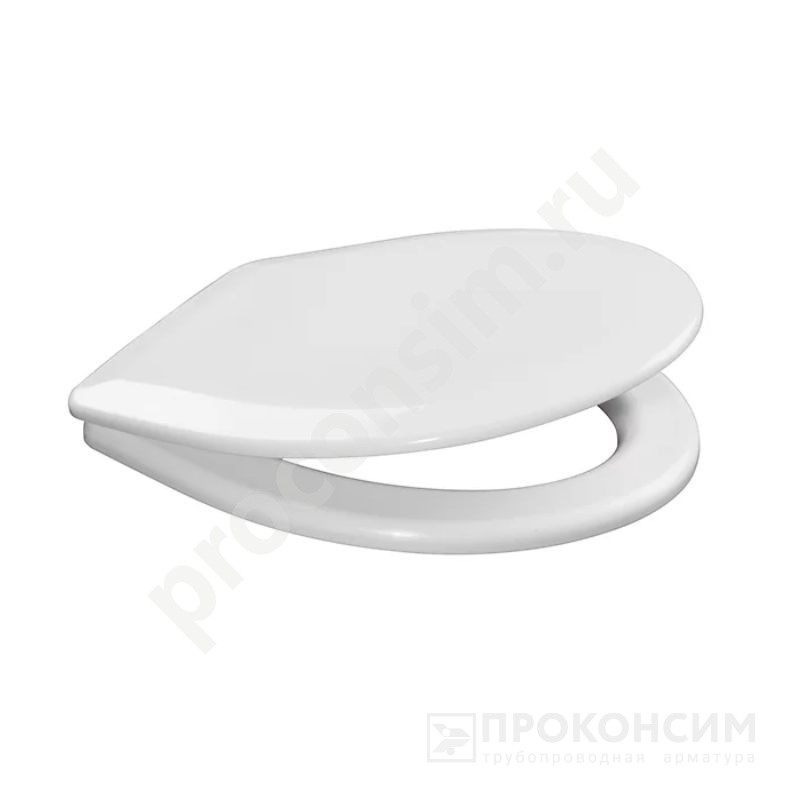 Цена по запросу.  Под заказ. Сиденье для унитаза ORIO K-01 пластиковое овальное белое (465700000) со склада Проконсим в Москве