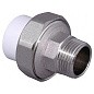 Муфта комбинированная ПП 20-1'' PN 25 разъёмная с наружной резьбой белая VALFEX  купить в Москве | "Проконсим"