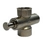 Кран латунный кнопочный КММ DN 15 PN 16 под манометр G1/2''-М20х1,5 без контрольного фланца муфта-муфта без рычага Пензапромарматура купить в Москве | "Проконсим"
