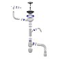 Сифон для мойки Unicorn В436V, 40х50 гибкий отвод, 3 1/2'' х40 с отводом для стиральной машины, круглый перелив купить в Москве | "Проконсим"