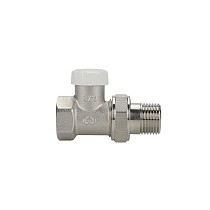 Клапан радиат. настроечный DN 15x20 PN 10 прямые евроконус 1/2х3/4'' под шестигранник c наружной резьбой VARMEGA купить в Москве | "Проконсим"