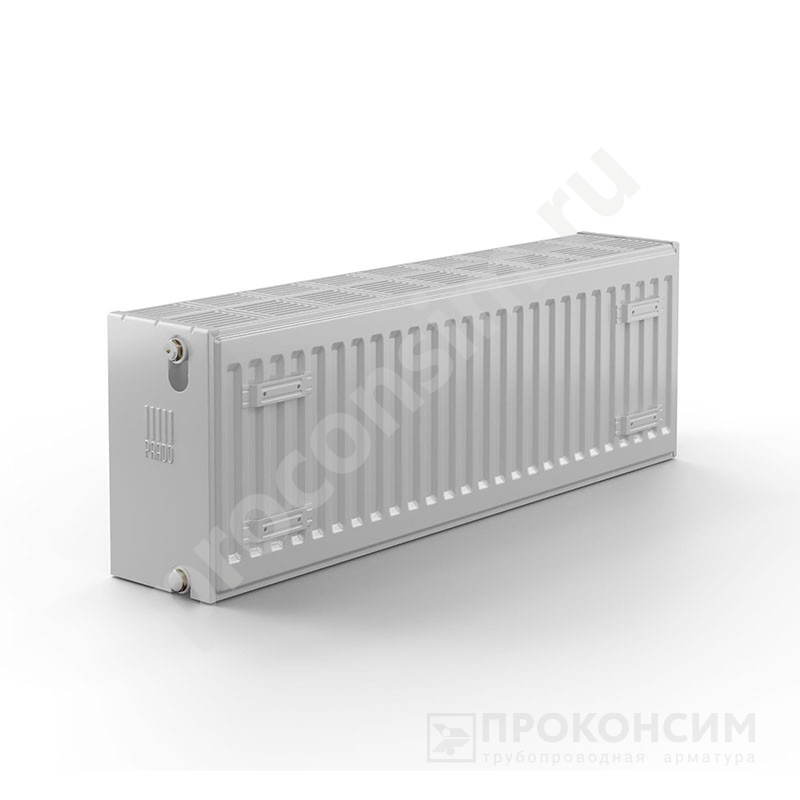 Цена [%TOWN_PRICE%].  Под заказ. Радиатор стальной панельный PRADO CLASSIC C303003000 длина 3000 мм, выс. 300 мм, подкл. боковое (930013455) со склада Проконсим в Москве