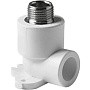 Угольник установочный ПП 20-1/2'' PN 25 с наружной резьбой белый Pro Aqua PA28108P купить в Москве | "Проконсим"