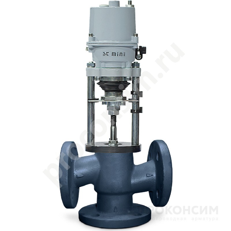 Цена по запросу.  . Клапан смесительный 27ч908нж DN 20 PN 16 с электроприводом 220В 4Kvs REGADA ST mini 472.0-0NFSC/00 (4-20мА) КПСР на складе Проконсим в Москве
