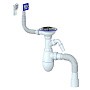 Сифон для мойки Unicorn В427, 40х50 гибкий отвод, 3 1/2'' х40 с отводом для стиральной машины, круглый и прямоугольный перелив купить в Москве | "Проконсим"