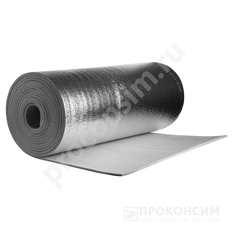 Цена 7 032 рубля с НДС.  Ожидается пополнение. Рулон теплоизоляционны K-FLEX PE 10x1000-15 METAL R800102101PEMET (930027387) со склада Проконсим в Москве