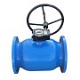 Кран стальной шаровой DN 250/200 PN 25, фланцевый, 650мм, с редуктором, PR