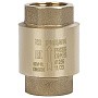 Клапан обратный латунный DN 40 PN 25 пружинный резьбовой с латунным штоком РИДАН NRV-R 065B8328R